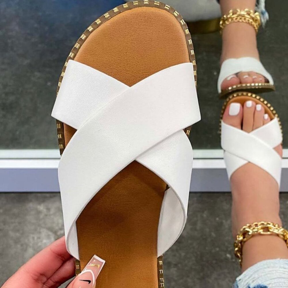 Slip On Flat Sandals